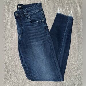 KUT from the Kloth Connie High Rise Ankle Skinny Dark Wash Jeans